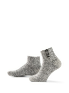 Graue Wolle Herren- & Damensocken Jet Black, Kurzsocke, 37-41