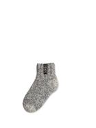 Graue Wolle Herren- & Damensocken Jet Black, Kurzsocke, 37-41