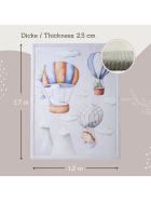 Hakuna Matte Samtmatte, Wolke Spielmatte, 1.7 x 1.2 m, Dinosaur Balloons