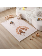 Hakuna Matte Samtmatte, Wolke Spielmatte, 1.7 x 1.2 m, Rainbow Elephant