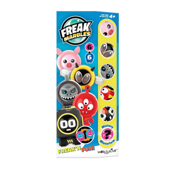 Freak Marbles & Skins 6er Set - gelb