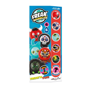 Freak Marbles & Skins 6er Set - rot