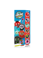 Freak Marbles & Skins 6er Set - rot