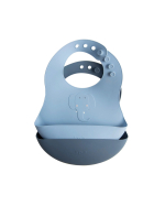 Silikon Lätzchen 2-pack Elefant