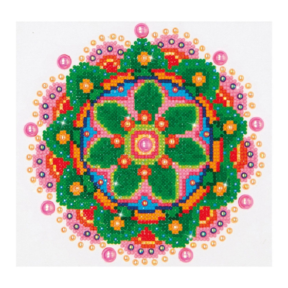 Diamond Painting Blumen Mandala