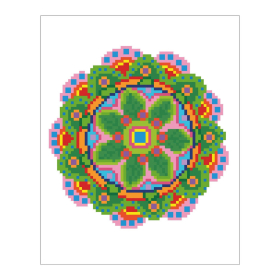 Diamond Painting Blumen Mandala