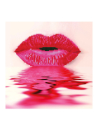 Diamond Painting Rote Lippen