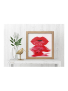 Diamond Painting Rote Lippen