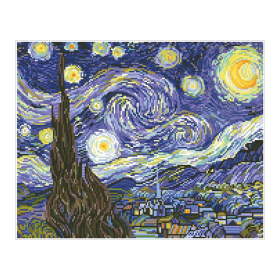 Diamond Painting Sternennacht (Van Gogh)