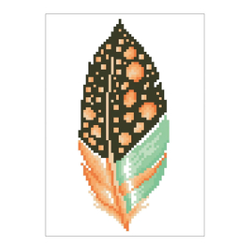 Diamond Painting Funkelnde Feder