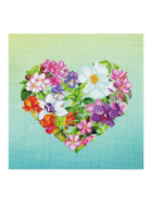 Diamond Painting Blumenherz