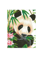 Diamond Painting Panda Prinz