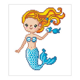Diamond Painting Kleine Meerjungfrau