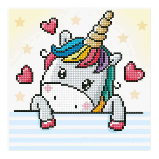 Diamond Painting Einhornbaby