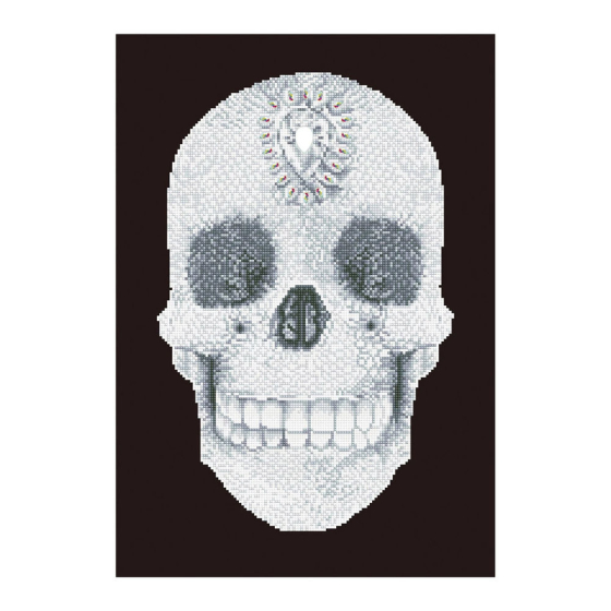 Diamond Painting Kristallschädel