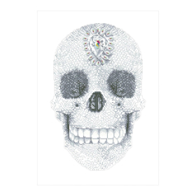 Diamond Painting Kristallschädel