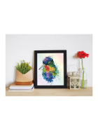 Diamond Painting Regenbogen Vogel