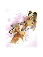 Diamond Painting Füchse