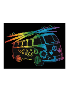 Diamond Painting Flower Power Bus