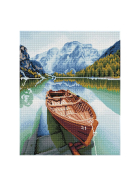 Diamond Painting Boot im Fjord