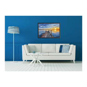 Diamond Painting Sonnenuntergang See