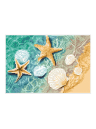 Diamond Painting Muscheln und Seesterne