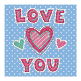 Diamond Painting Liebe dich