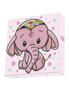 Diamond Painting Baby Elefant