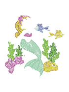 Diamond Painting Kleine Meerjungfrau