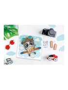 Diamond Painting Panda Flugzeug