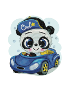 Diamond Painting Panda Auto