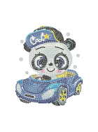 Diamond Painting Panda Auto