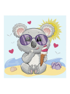 Diamond Painting Koala Eiscreme