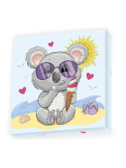 Diamond Painting Koala Eiscreme
