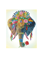Diamond Painting Bohemian Elefant