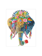 Diamond Painting Bohemian Elefant