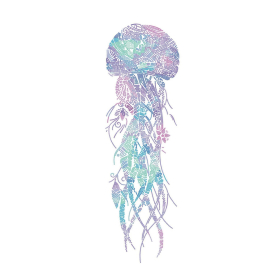 Diamond Painting Qualle