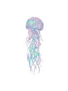 Diamond Painting Qualle