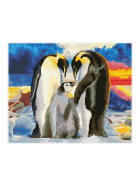 Diamond Painting Pinguin Familie