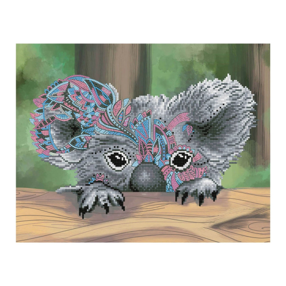Diamond Painting Koala bunt
