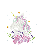 Diamond Painting Verträumtes Einhorn