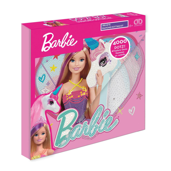 Diamond Painting Barbie mit Einhorn