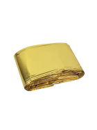 Outdoor Notfalldecke XL, 160x210 cm, Gold/Silber