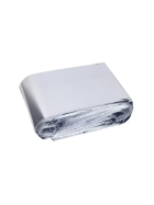 Outdoor Notfalldecke XL, 160x210 cm, Silber/Silber