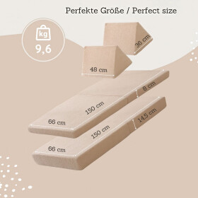 Hakuna Matte Kindersofa Teddy, modular, beige