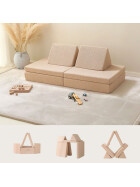 Hakuna Matte Kindersofa Teddy, modular, beige