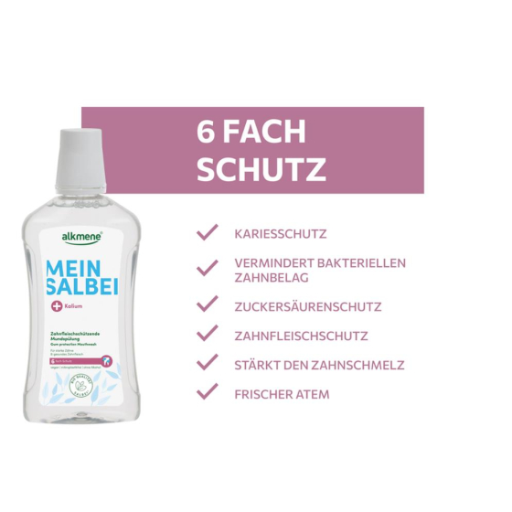 MEIN SALBEI, Zahnfleischsch&uuml;tzende Mundsp&uuml;lung, 500 ml