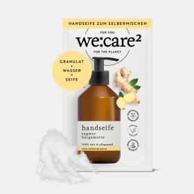 we:care2 Handseifen-Granulat, Ingwer-Bergamotte, 29 g
