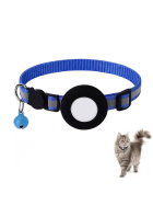 AirTag Halsband Nylon Mazo, dunkelblau