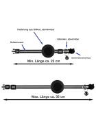 AirTag Halsband Nylon Mazo, grün